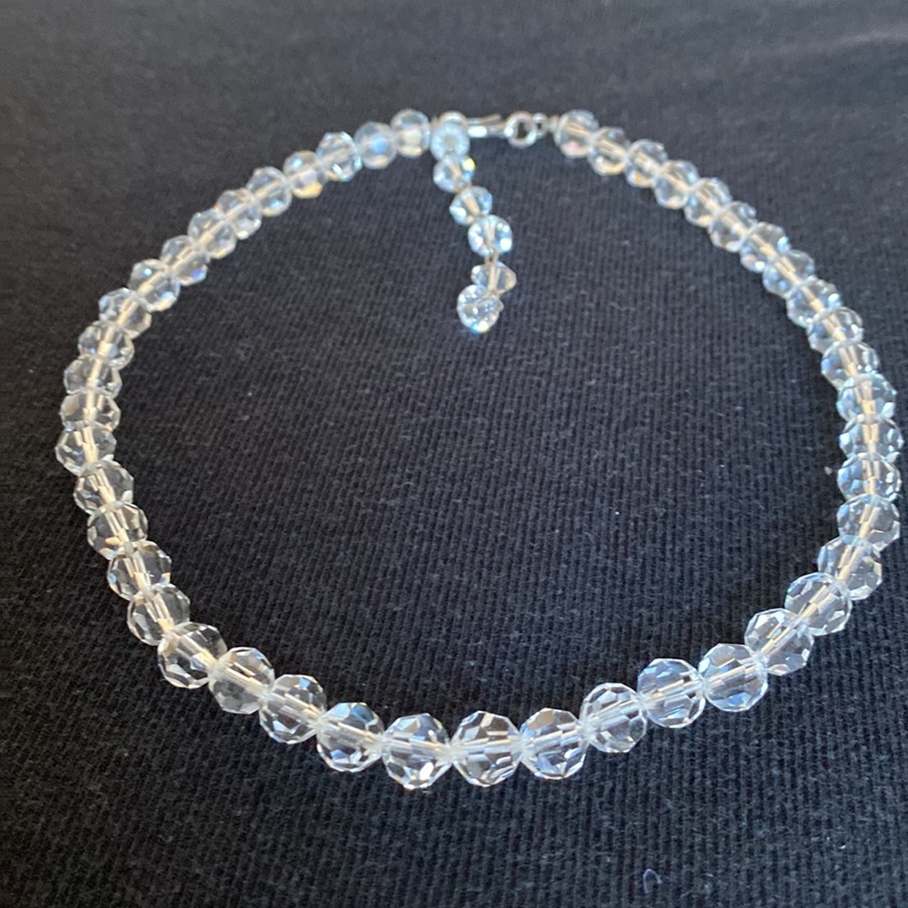 VTG Faceted Glass Beaded Necklace